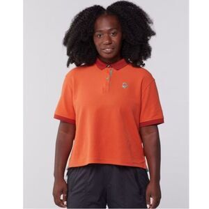 REI Cooperative x Outdoor Afro Size medium orange polo collared shirt